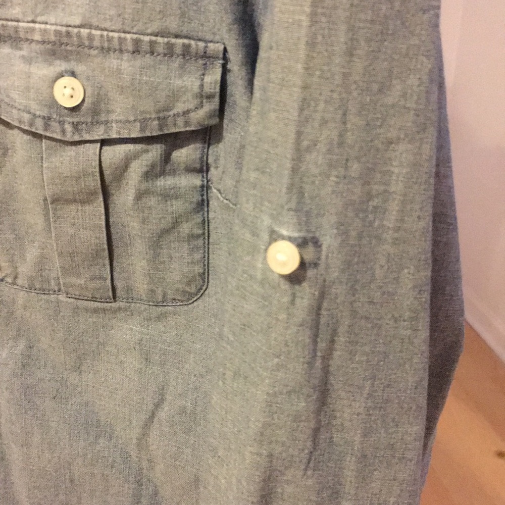J. Crew Factory Chambray Buttondown - image 6